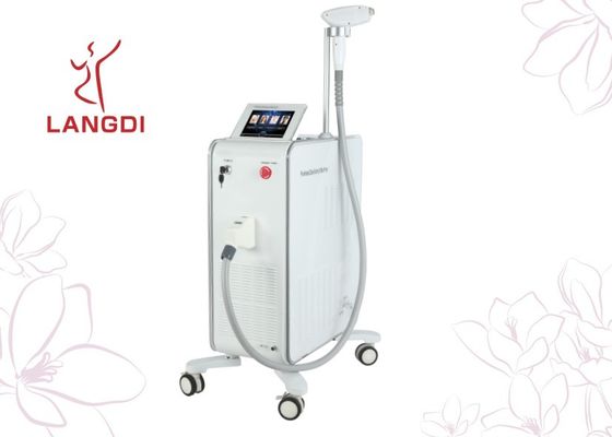 Máquina del retiro del pelo del laser del diodo del salón de belleza 810 nanómetro para las señoras