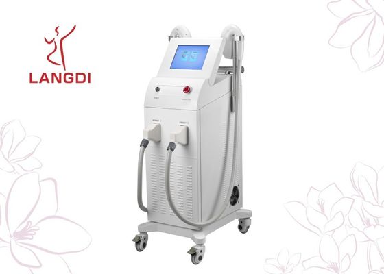 equipo vertical del salón de belleza del retiro del pelo del laser de 800w Elight