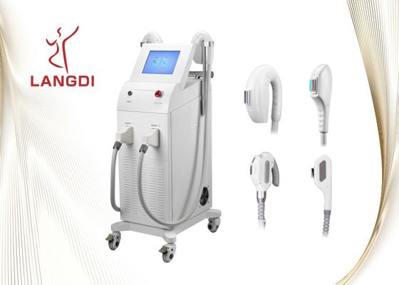 Máquina sin dolor del retiro del pelo de 2 Handpieces IPL Shr para el salón de belleza
