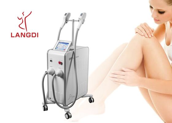 2 tecnología láser del DIODO del OPT SHR IPL+ de Handpieces para el retiro del pelo/el rejuvenecimiento de la piel