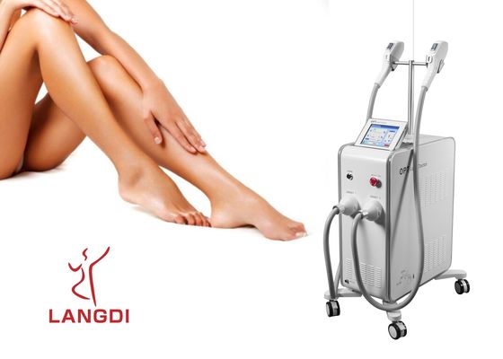 2 tecnología láser del DIODO del OPT SHR IPL+ de Handpieces para el retiro del pelo/el rejuvenecimiento de la piel