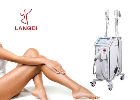 2 tecnología láser del DIODO del OPT SHR IPL+ de Handpieces para el retiro del pelo/el rejuvenecimiento de la piel