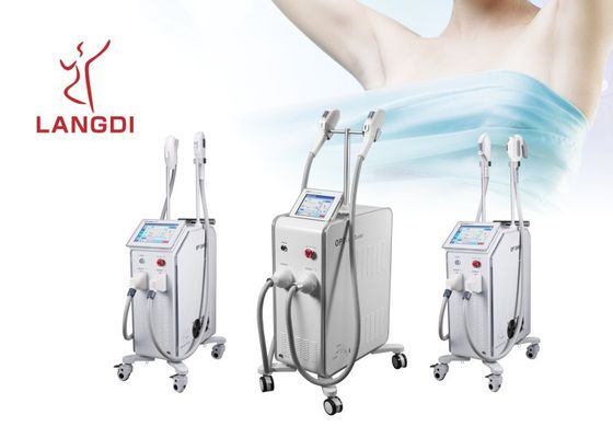 220VAC máquina facial del retiro del pelo del laser de la luz del bikini IPL Shr E